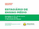 Câmara Municipal de São Lourenço do Oeste abre processo seletivo para admissão de estagiário
