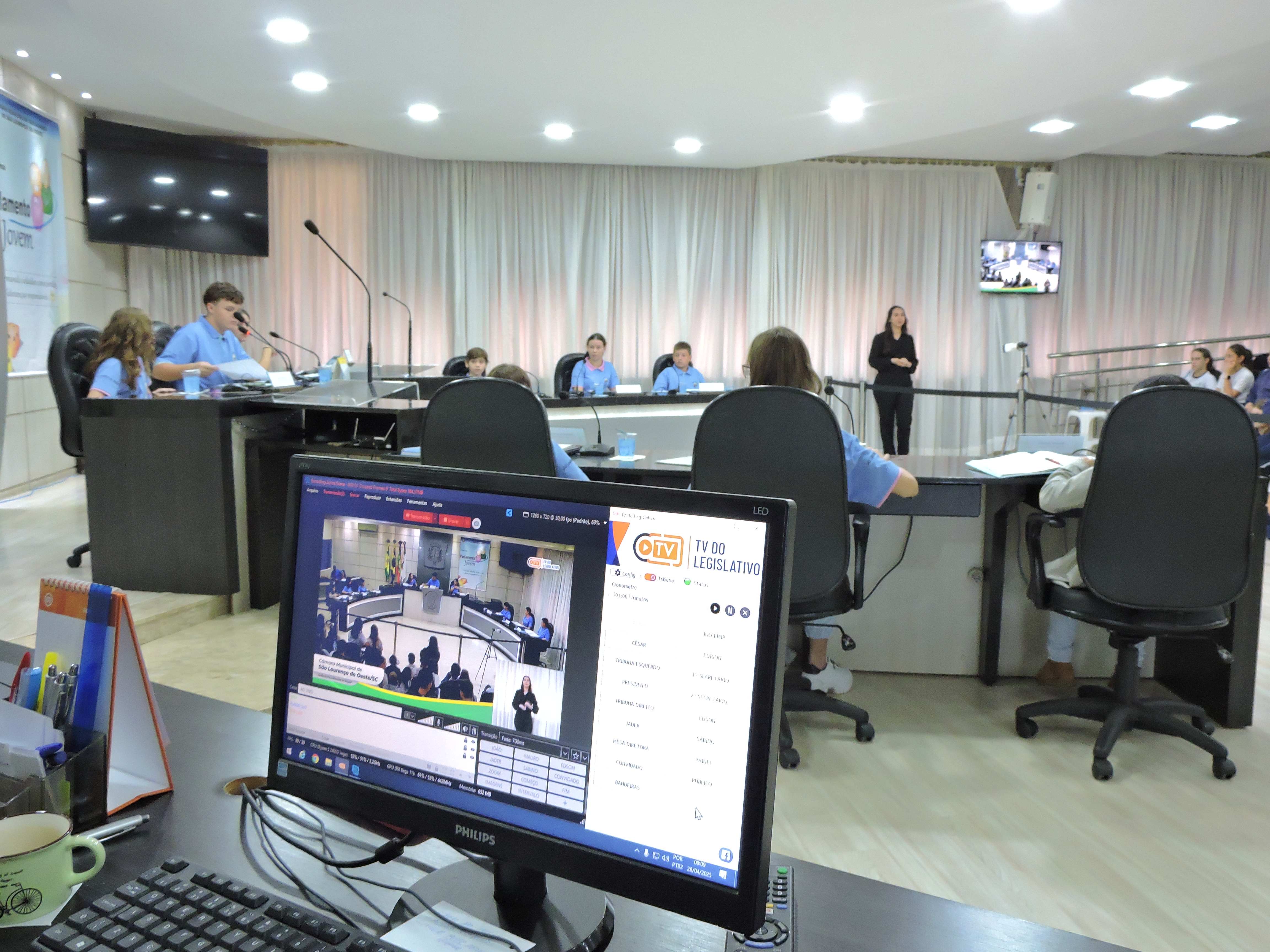 Câmara Mirim terá segunda reunião ordinária na próxima semana