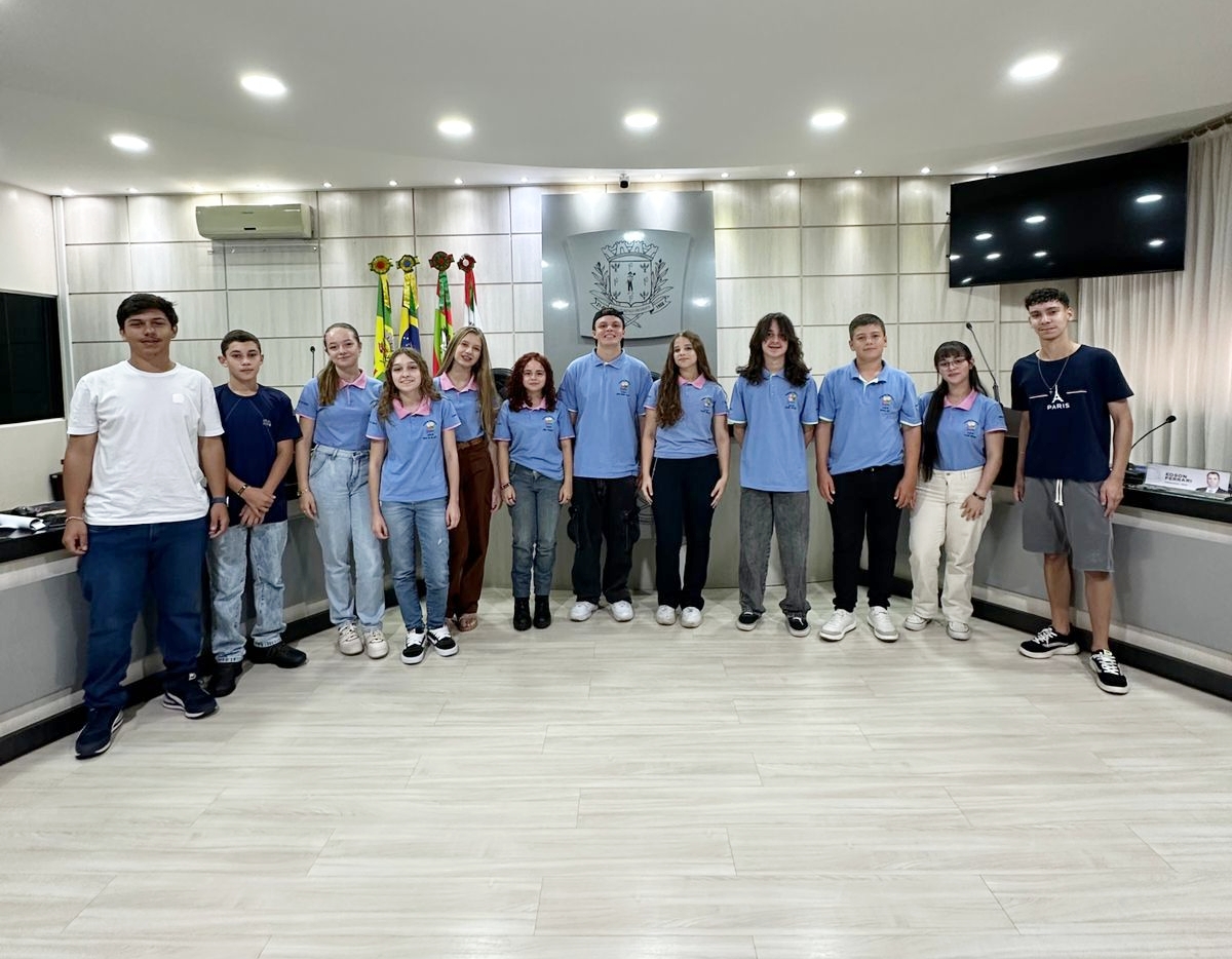 Conselho Mirim de São Lourenço do Oeste realiza primeira reunião de 2026 e elege Mesa Diretora