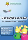 Inscrições abertas para os programas Parlamento Jovem e Executivo Mirim 2025