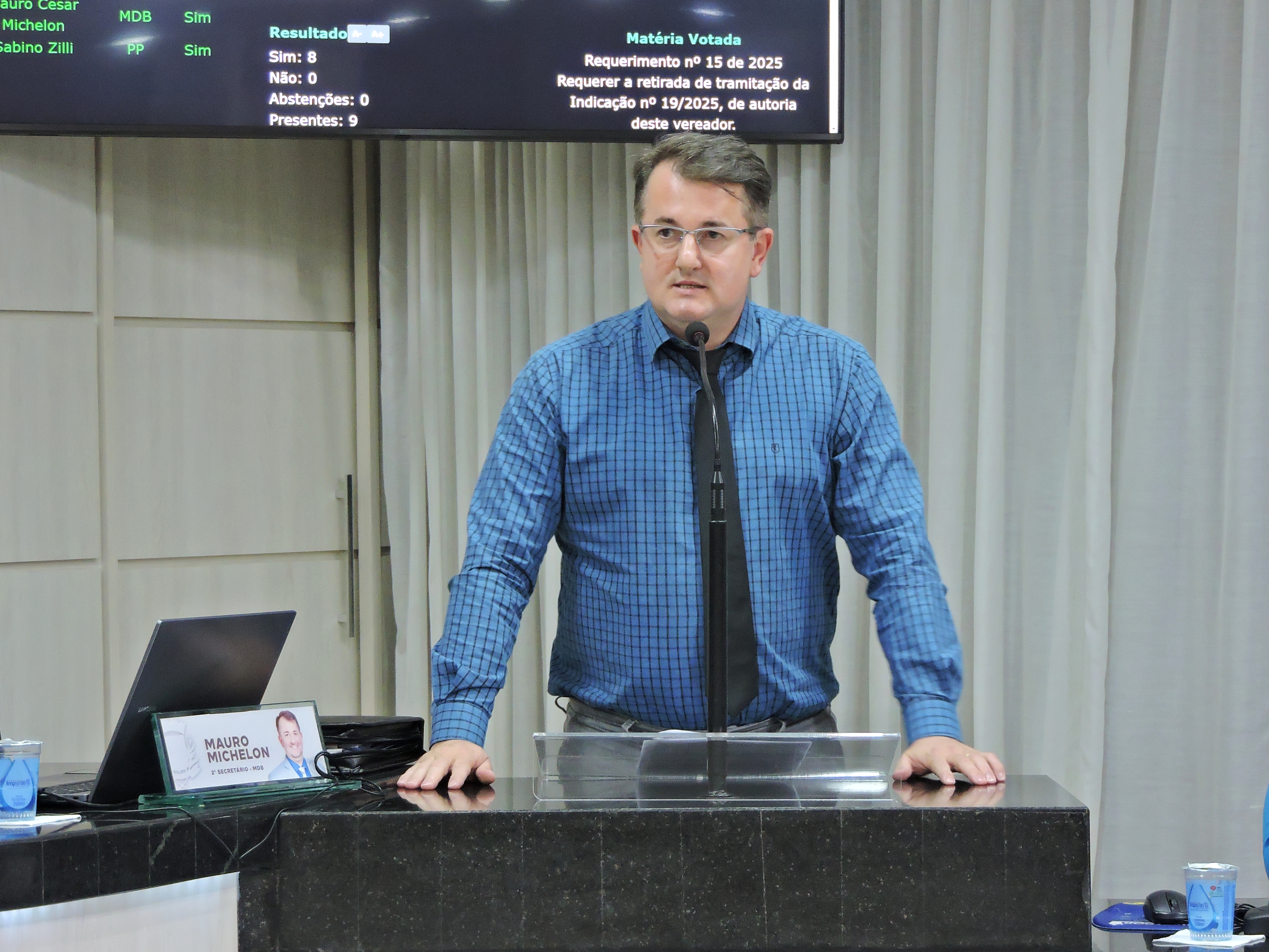 Mauro Michelon sugere levantamento de pontos e melhorias na iluminação pública 