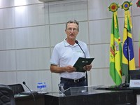 Presidente do Sindicato dos Produtores Rurais utiliza a Tribuna Popular da Câmara para destacar os 56 anos de atuação da entidade