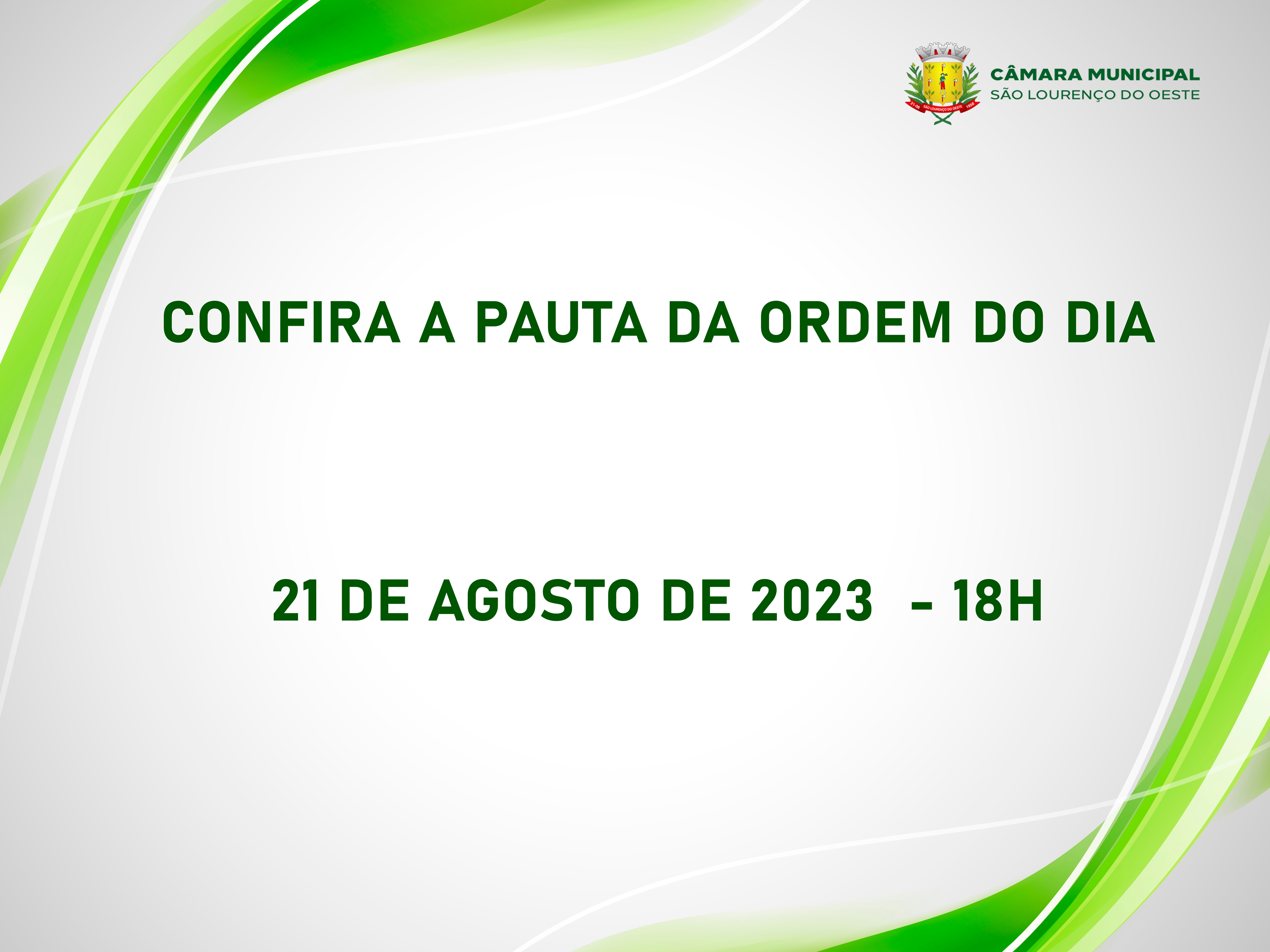 Veja o que será analisado pelos vereadores na próxima sessão ordinária 