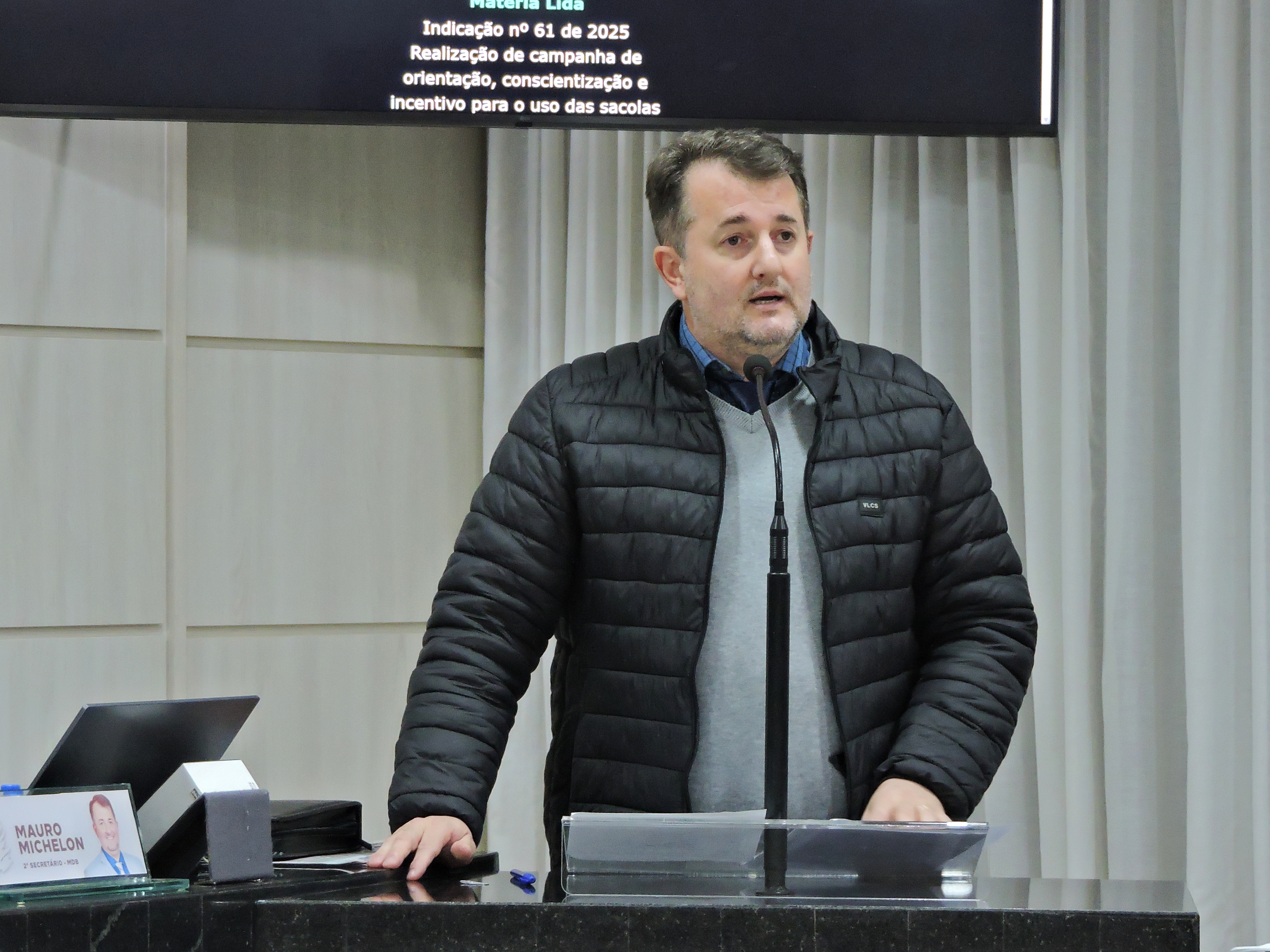 Vereador Mauro Michelon solicita abertura e pavimentação de acesso ao Loteamento Jardim Itália